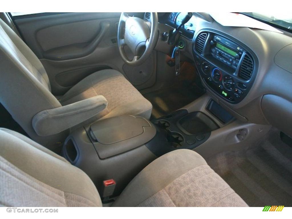 2004 Tundra Limited Double Cab - Imperial Jade Mica / Oak photo #29