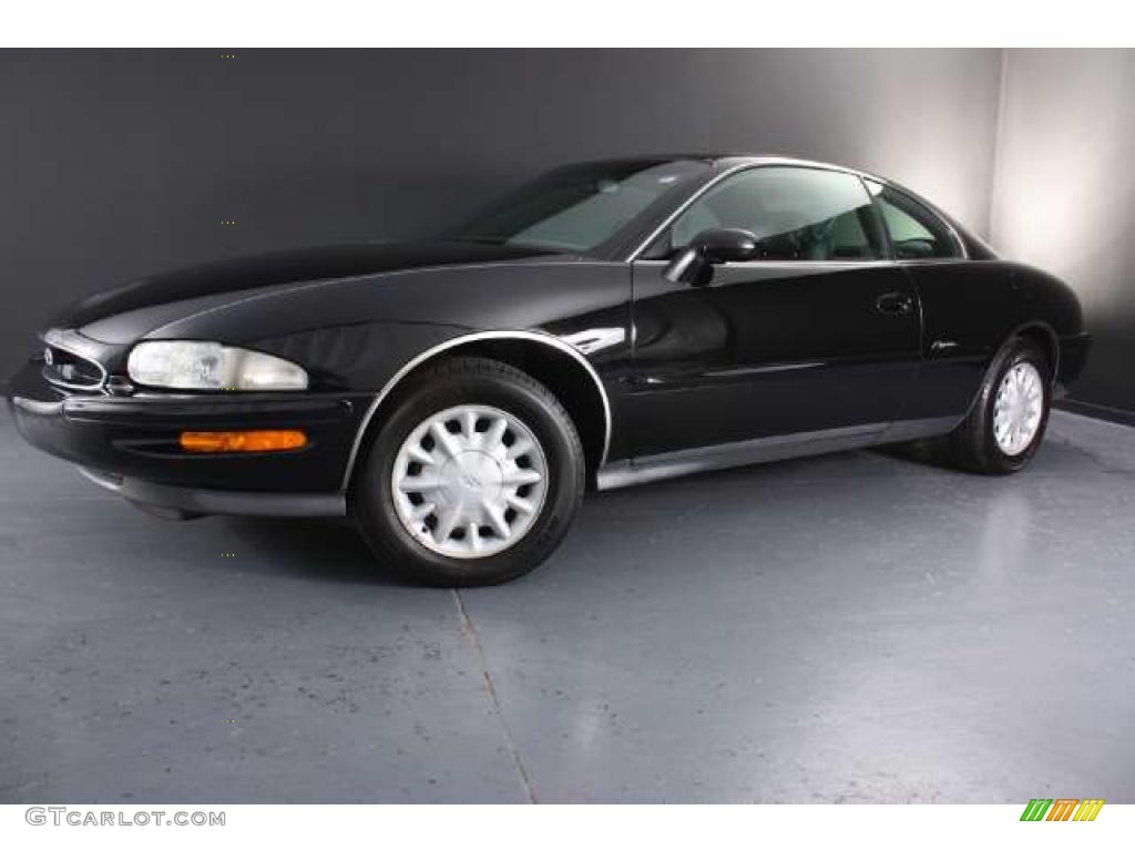 1995 Riviera Supercharged Coupe - Black / Black photo #5