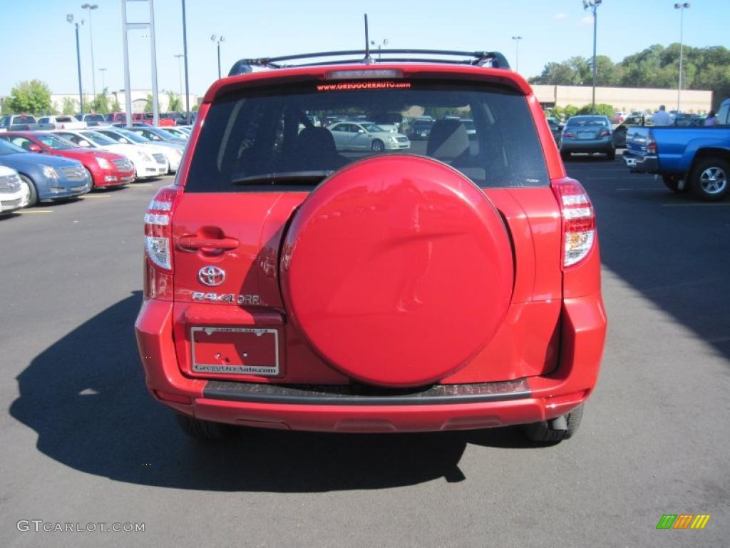 2011 RAV4 I4 - Barcelona Red Metallic / Ash photo #4