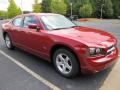 2010 Inferno Red Crystal Pearl Dodge Charger 3.5L  photo #4