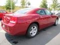 2010 Inferno Red Crystal Pearl Dodge Charger SE  photo #3