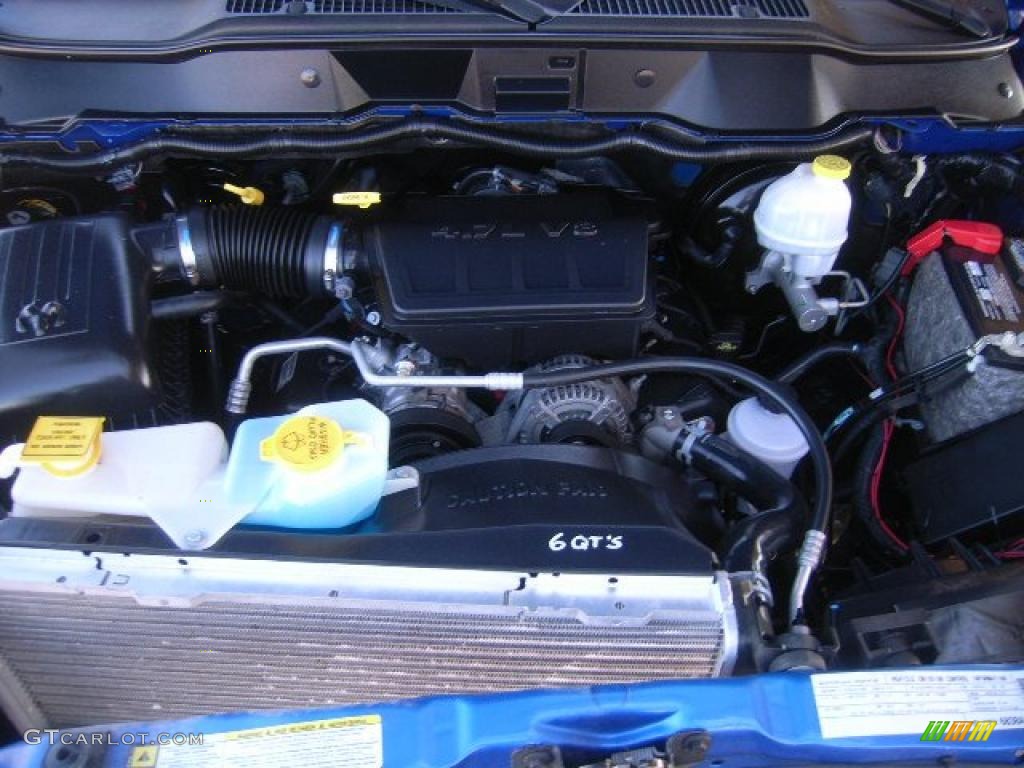 2008 Ram 1500 SXT Regular Cab 4x4 - Electric Blue Pearl / Medium Slate Gray photo #25