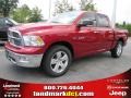 2010 Inferno Red Crystal Pearl Dodge Ram 1500 Lone Star Crew Cab  photo #1