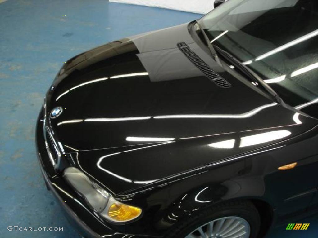 2003 3 Series 330xi Sedan - Black Sapphire Metallic / Black photo #6