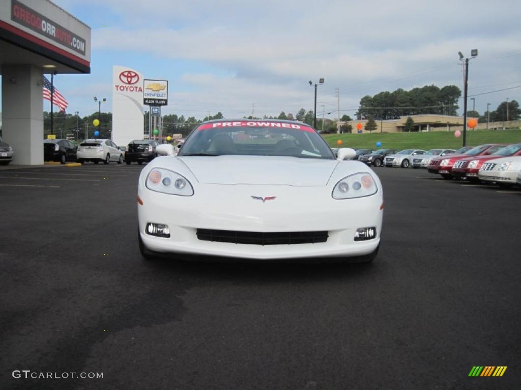 2008 Corvette Coupe - Arctic White / Cashmere photo #8