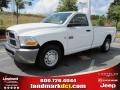 2011 Bright White Dodge Ram 2500 HD SLT Regular Cab  photo #1