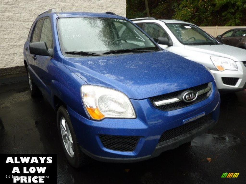 2010 Sportage LX V6 4x4 - Smart Blue / Black photo #1