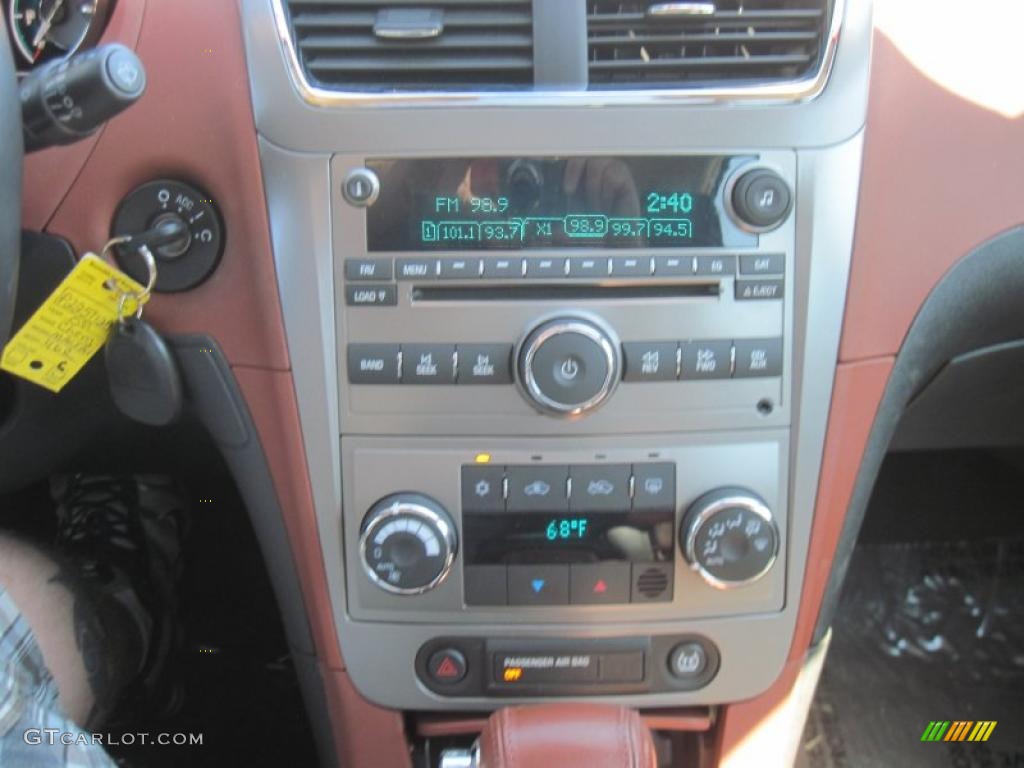 2008 Malibu LTZ Sedan - Dark Gray Metallic / Ebony/Brick Red photo #15