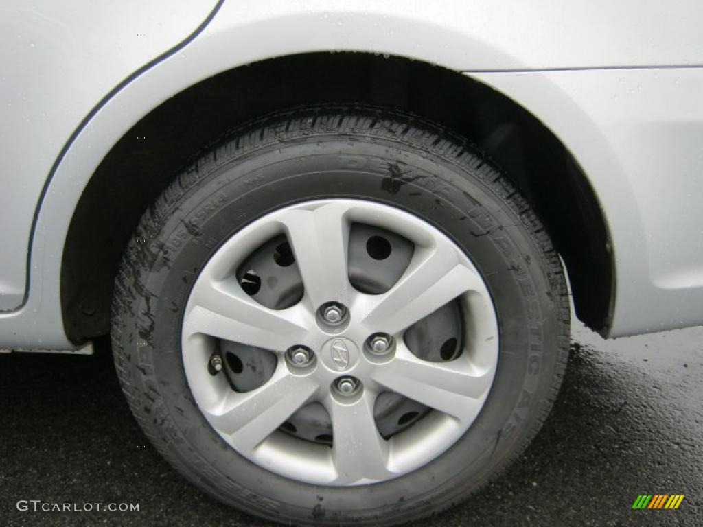 2009 Accent GLS 4 Door - Platinum Silver / Gray photo #14