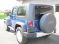 2009 Deep Water Blue Pearl Coat Jeep Wrangler X 4x4  photo #15