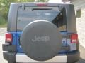 2009 Deep Water Blue Pearl Coat Jeep Wrangler X 4x4  photo #16