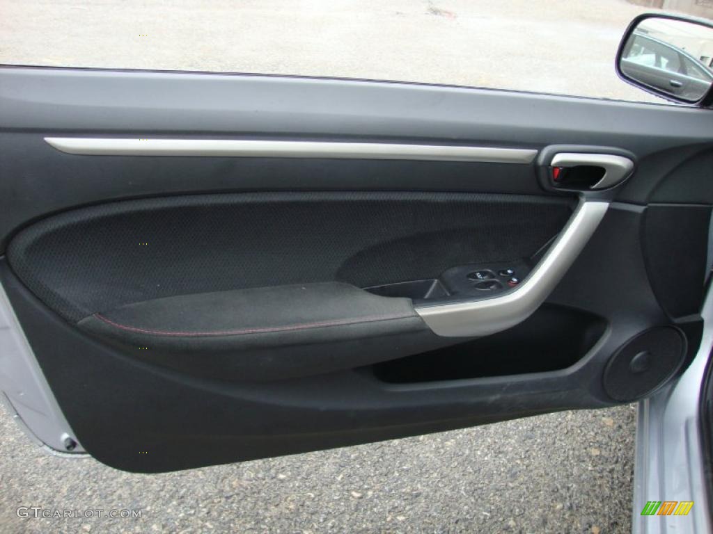2007 Civic Si Coupe - Alabaster Silver Metallic / Black photo #13