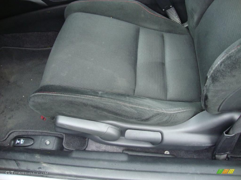 2007 Civic Si Coupe - Alabaster Silver Metallic / Black photo #15