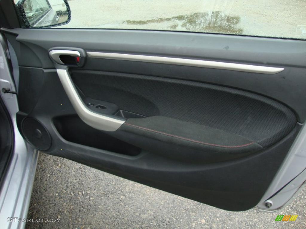 2007 Civic Si Coupe - Alabaster Silver Metallic / Black photo #22