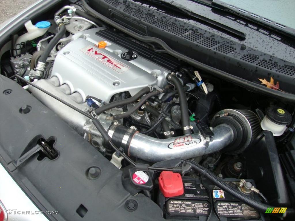 2007 Civic Si Coupe - Alabaster Silver Metallic / Black photo #30