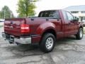 2006 Dark Toreador Red Metallic Ford F150 XLT Regular Cab  photo #5