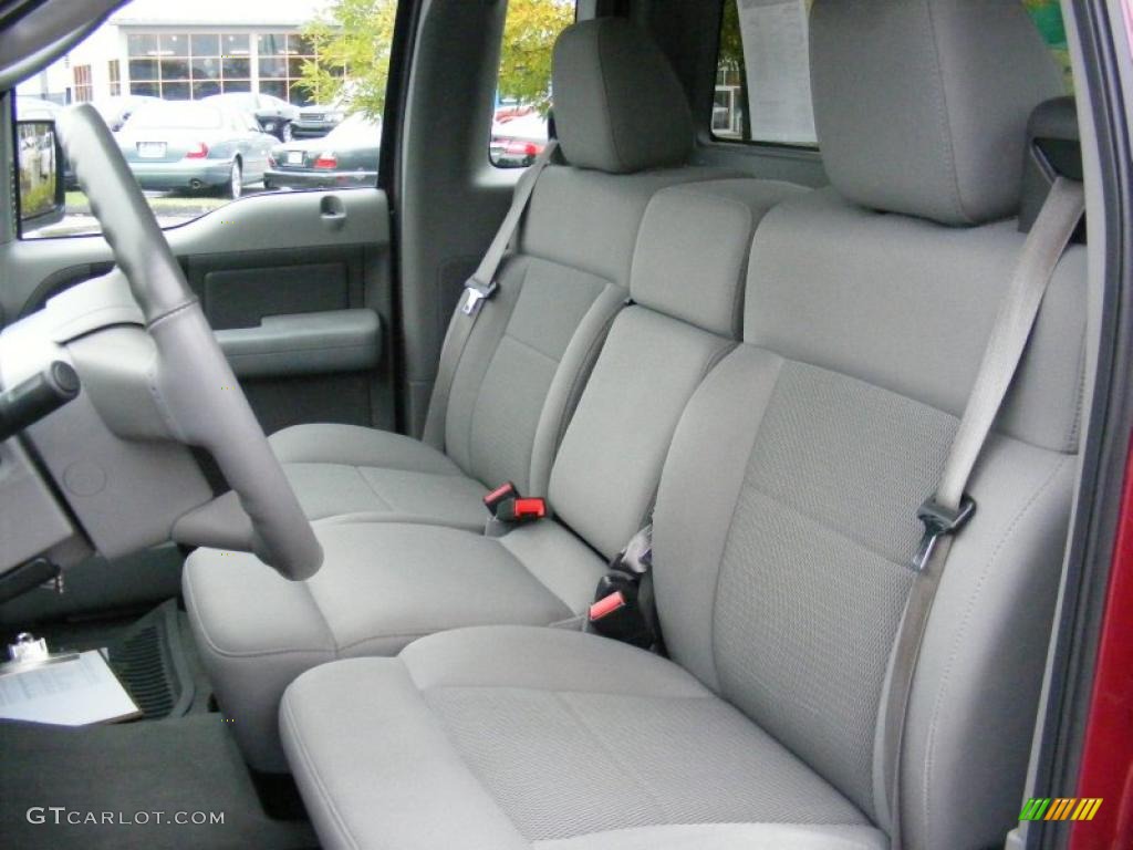 2006 F150 XLT Regular Cab - Dark Toreador Red Metallic / Medium/Dark Flint photo #9