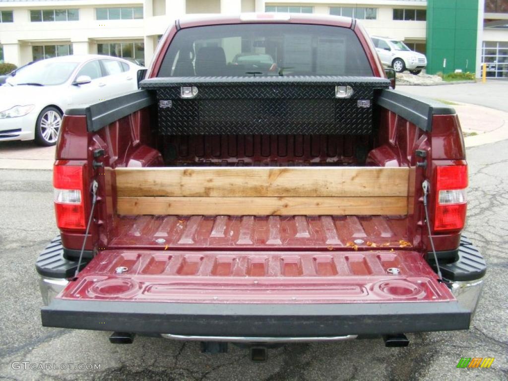 2006 F150 XLT Regular Cab - Dark Toreador Red Metallic / Medium/Dark Flint photo #23