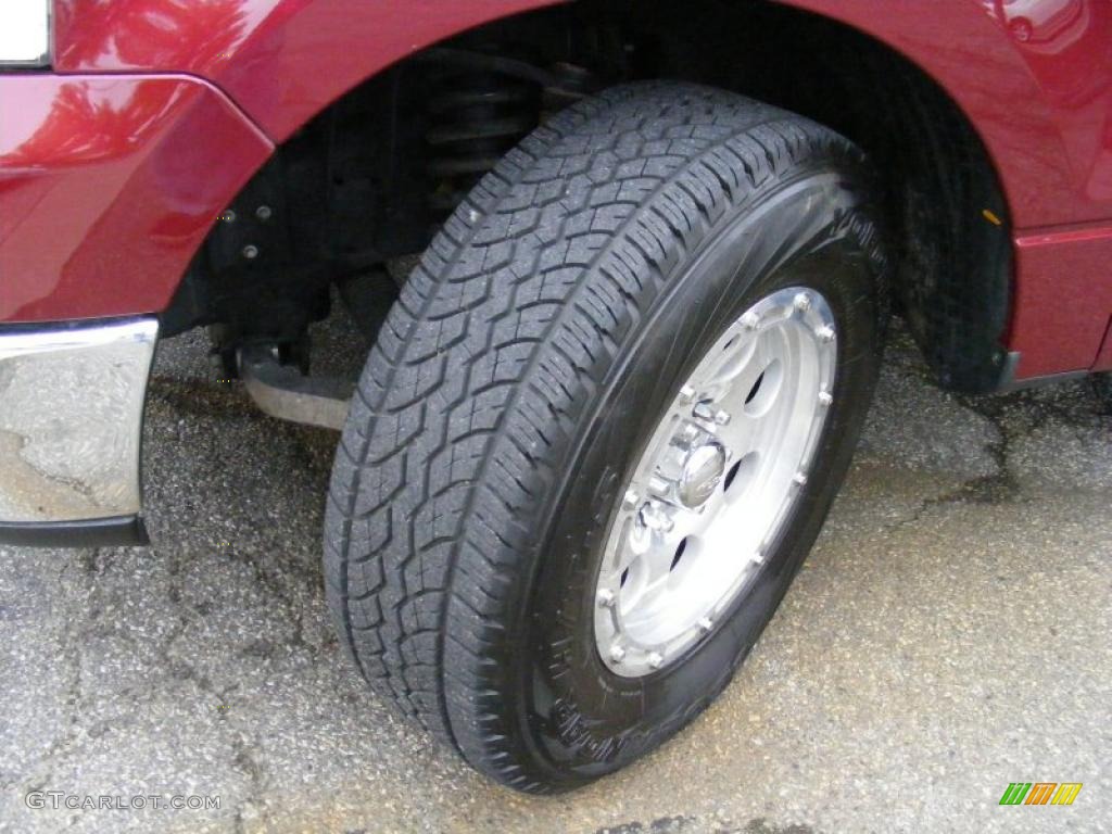 2006 F150 XLT Regular Cab - Dark Toreador Red Metallic / Medium/Dark Flint photo #28
