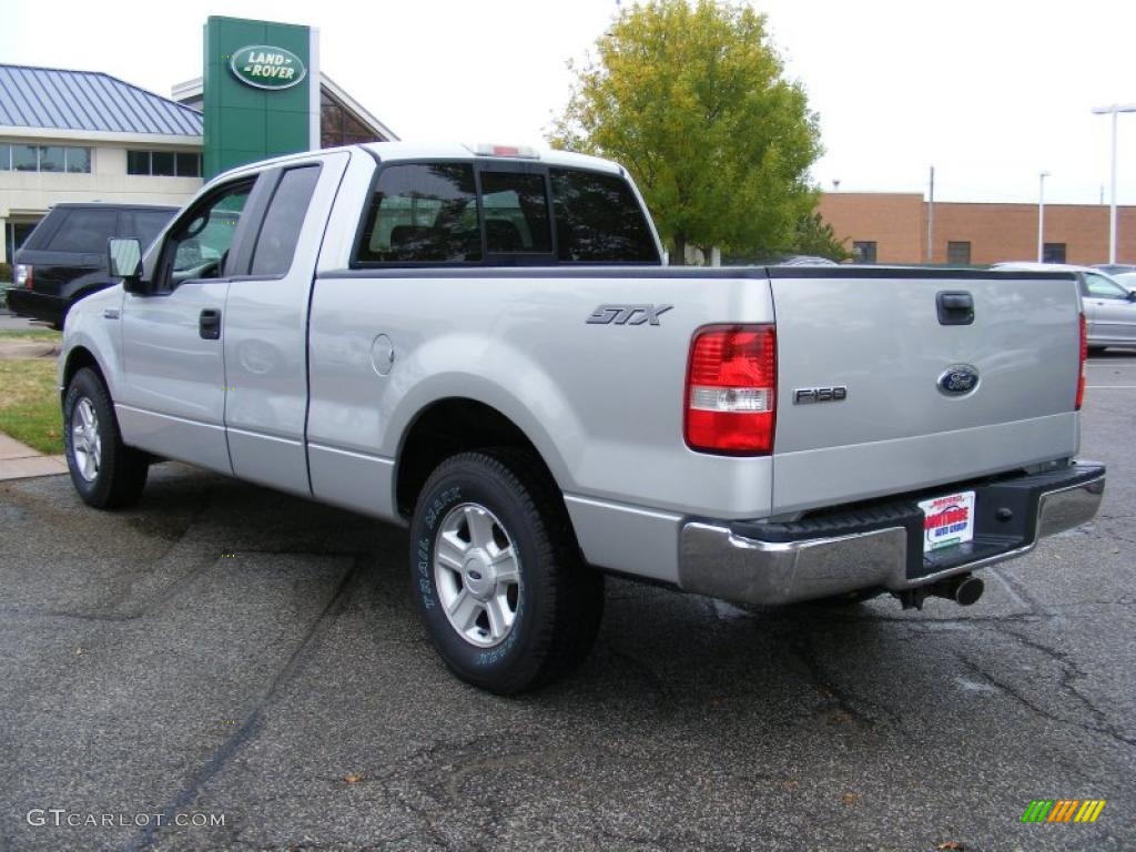 2005 F150 STX SuperCab - Silver Metallic / Medium Flint Grey photo #3