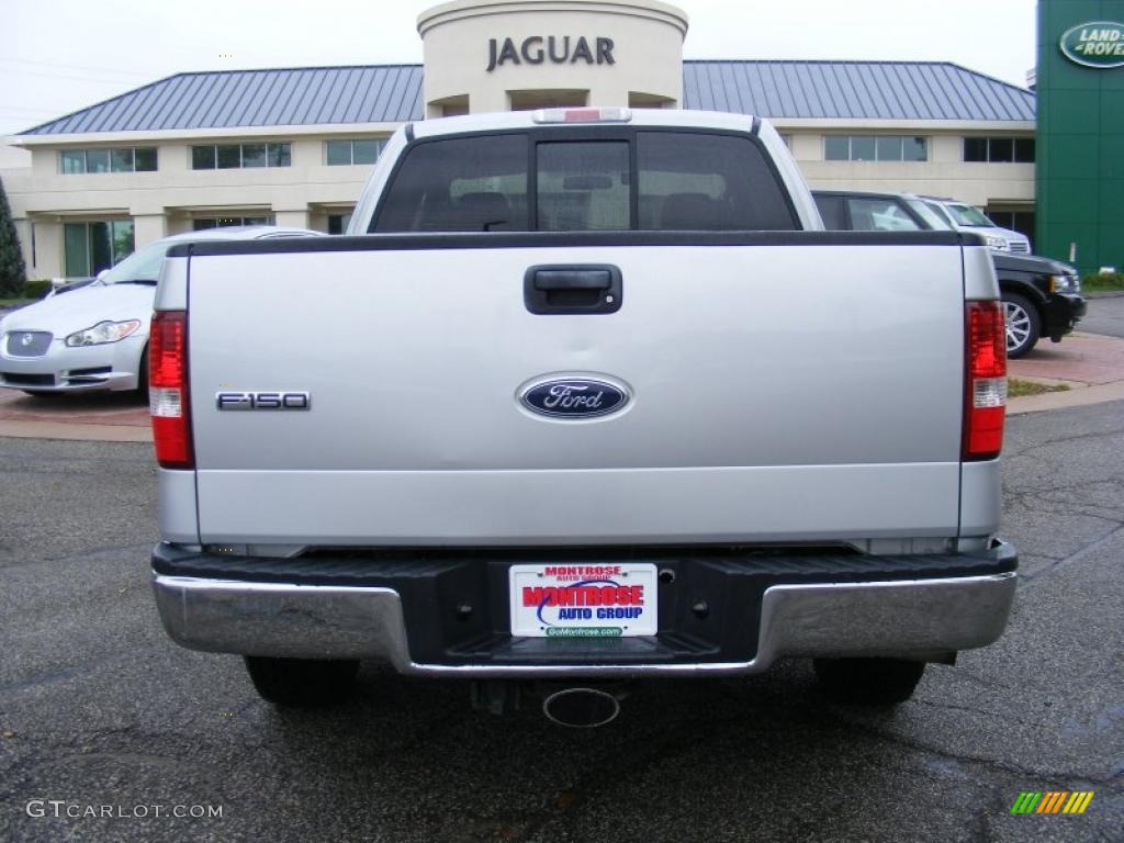 2005 F150 STX SuperCab - Silver Metallic / Medium Flint Grey photo #4
