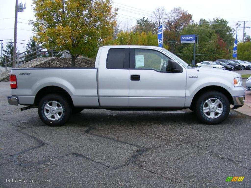 2005 F150 STX SuperCab - Silver Metallic / Medium Flint Grey photo #6