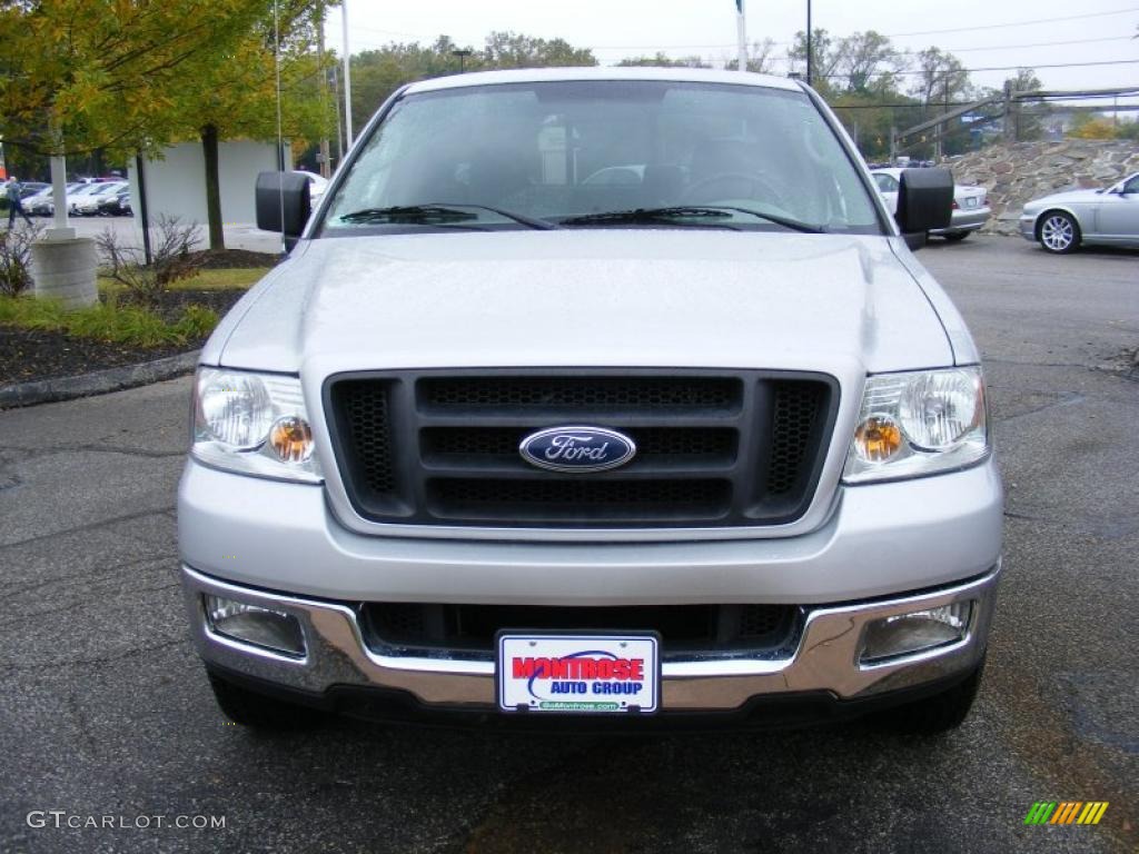 2005 F150 STX SuperCab - Silver Metallic / Medium Flint Grey photo #8