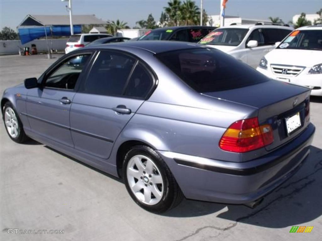 2003 3 Series 325i Sedan - Steel Blue Metallic / Grey photo #5