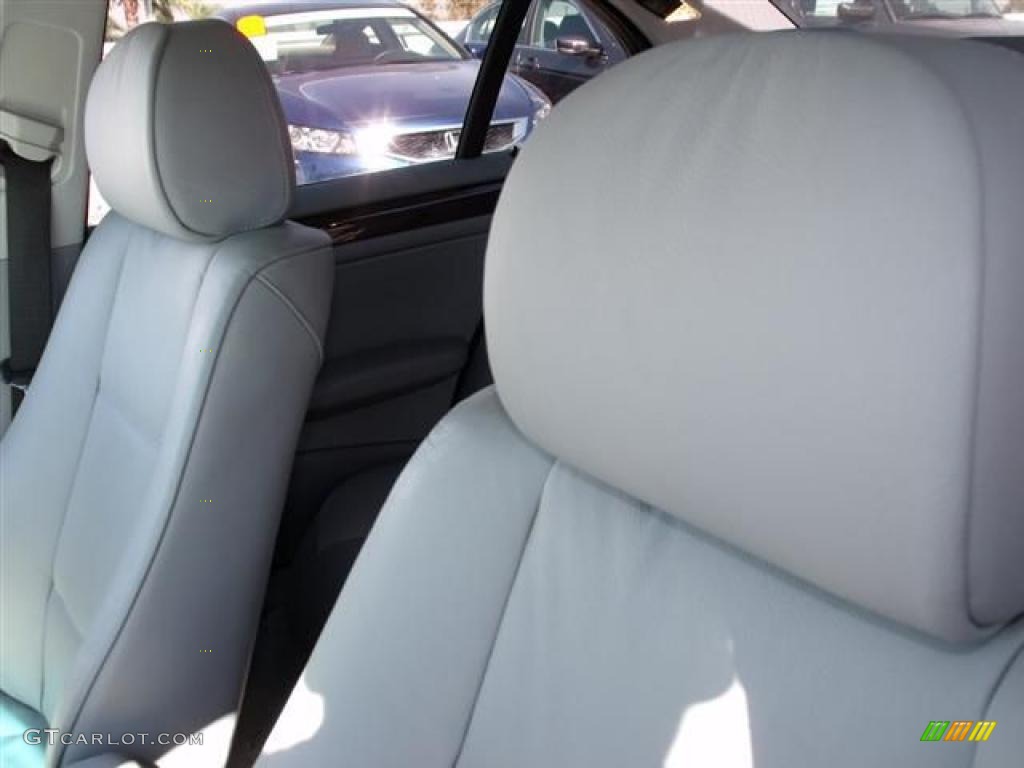 2003 3 Series 325i Sedan - Steel Blue Metallic / Grey photo #21