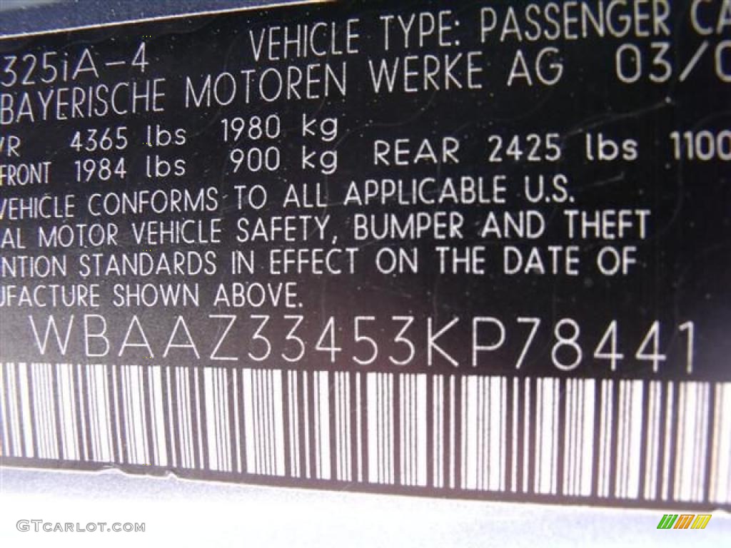 2003 3 Series 325i Sedan - Steel Blue Metallic / Grey photo #33