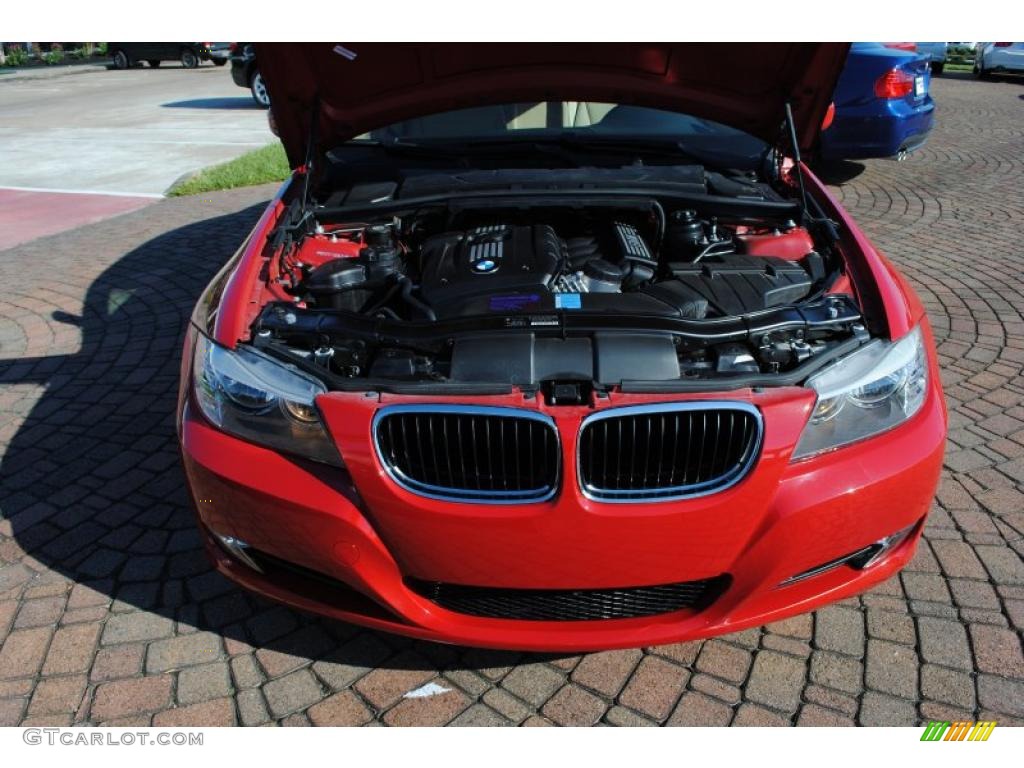 2009 3 Series 328i Sedan - Crimson Red / Black photo #19