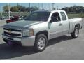 2010 Sheer Silver Metallic Chevrolet Silverado 1500 LT Extended Cab 4x4  photo #11