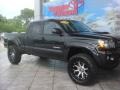 2010 Black Sand Pearl Toyota Tacoma V6 SR5 TRD Sport Double Cab 4x4  photo #3