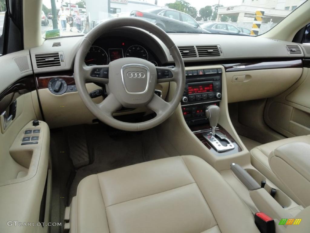 2008 A4 2.0T Special Edition quattro Sedan - Deep Sea Blue Pearl Effect / Beige photo #10