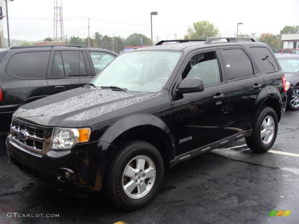 2008 Escape XLT - Black / Stone photo #1