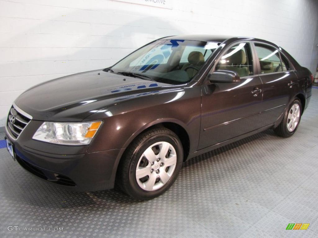 2010 Sonata GLS - Cocoa Metallic / Camel photo #2