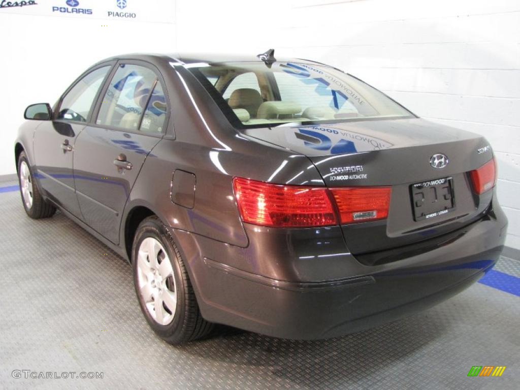 2010 Sonata GLS - Cocoa Metallic / Camel photo #3