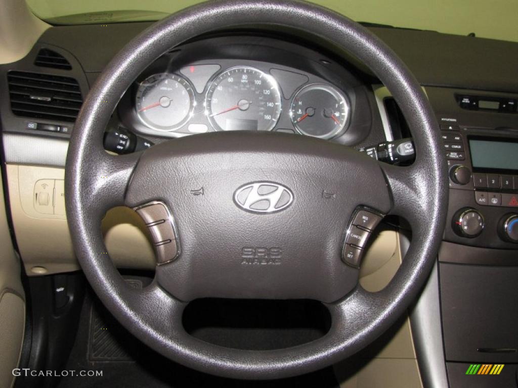 2010 Sonata GLS - Cocoa Metallic / Camel photo #9