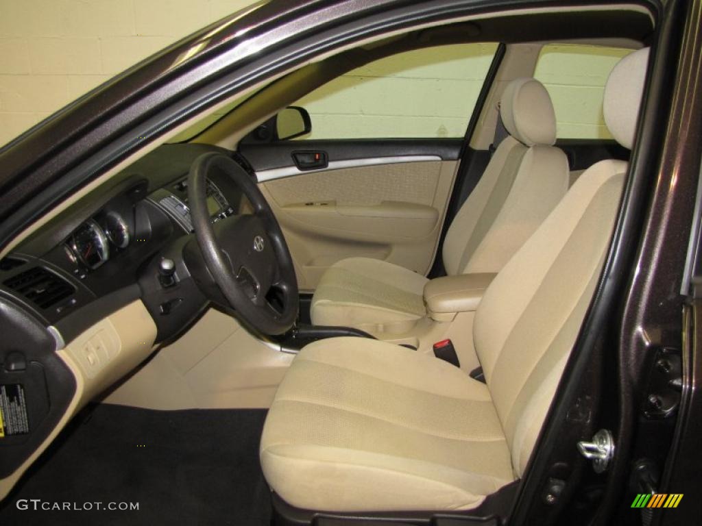 2010 Sonata GLS - Cocoa Metallic / Camel photo #12