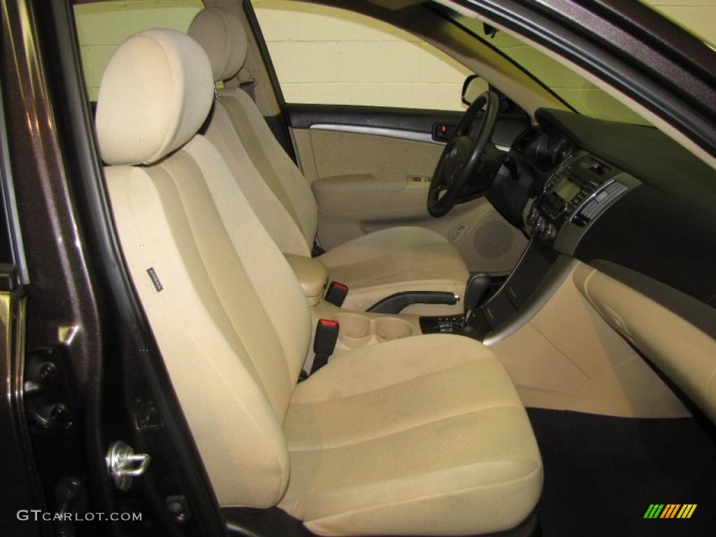 2010 Sonata GLS - Cocoa Metallic / Camel photo #14