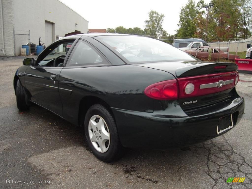 2003 Cavalier Coupe - Dark Green Metallic / Graphite Gray photo #19
