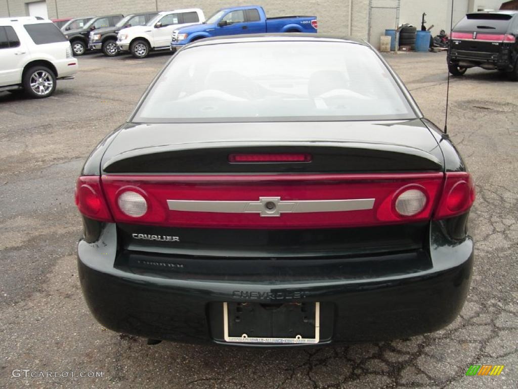 2003 Cavalier Coupe - Dark Green Metallic / Graphite Gray photo #20