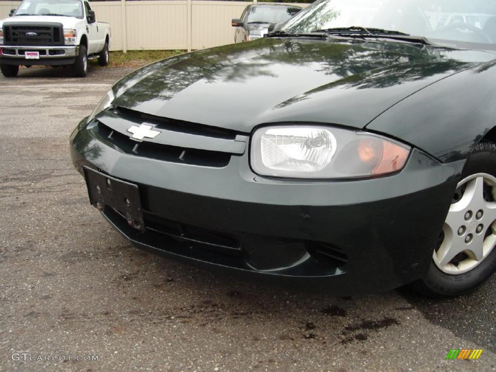 2003 Cavalier Coupe - Dark Green Metallic / Graphite Gray photo #25