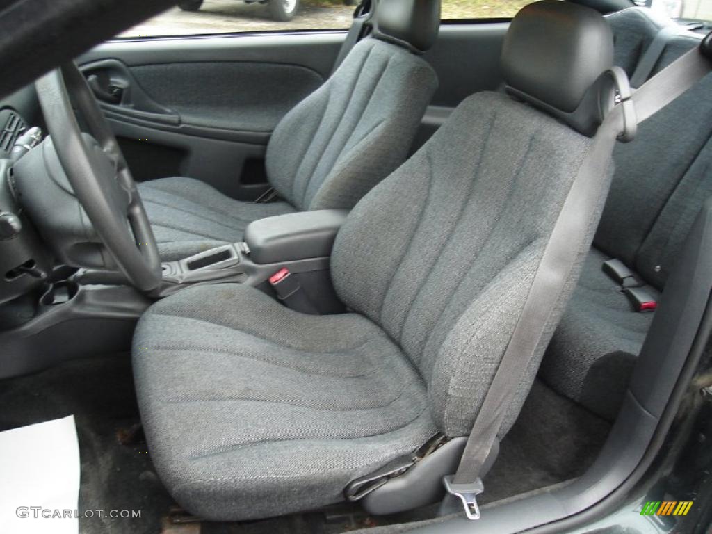 2003 Cavalier Coupe - Dark Green Metallic / Graphite Gray photo #28
