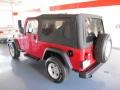 2006 Flame Red Jeep Wrangler Unlimited 4x4  photo #2