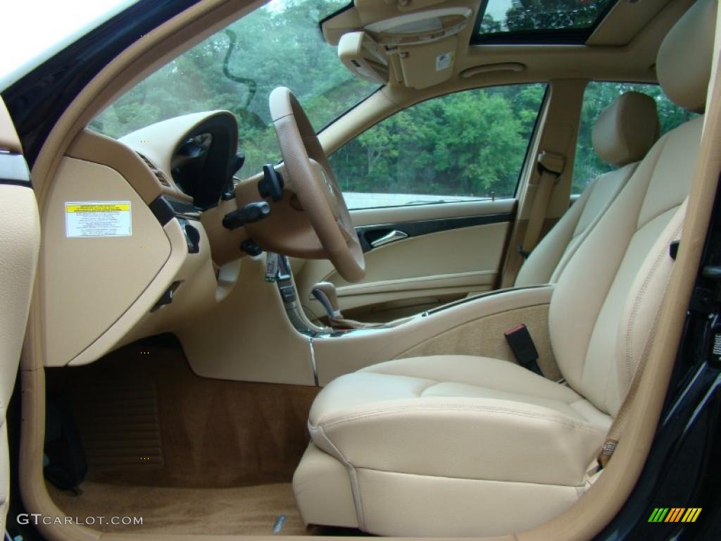 2009 E 350 4Matic Sedan - Black / Cashmere photo #9