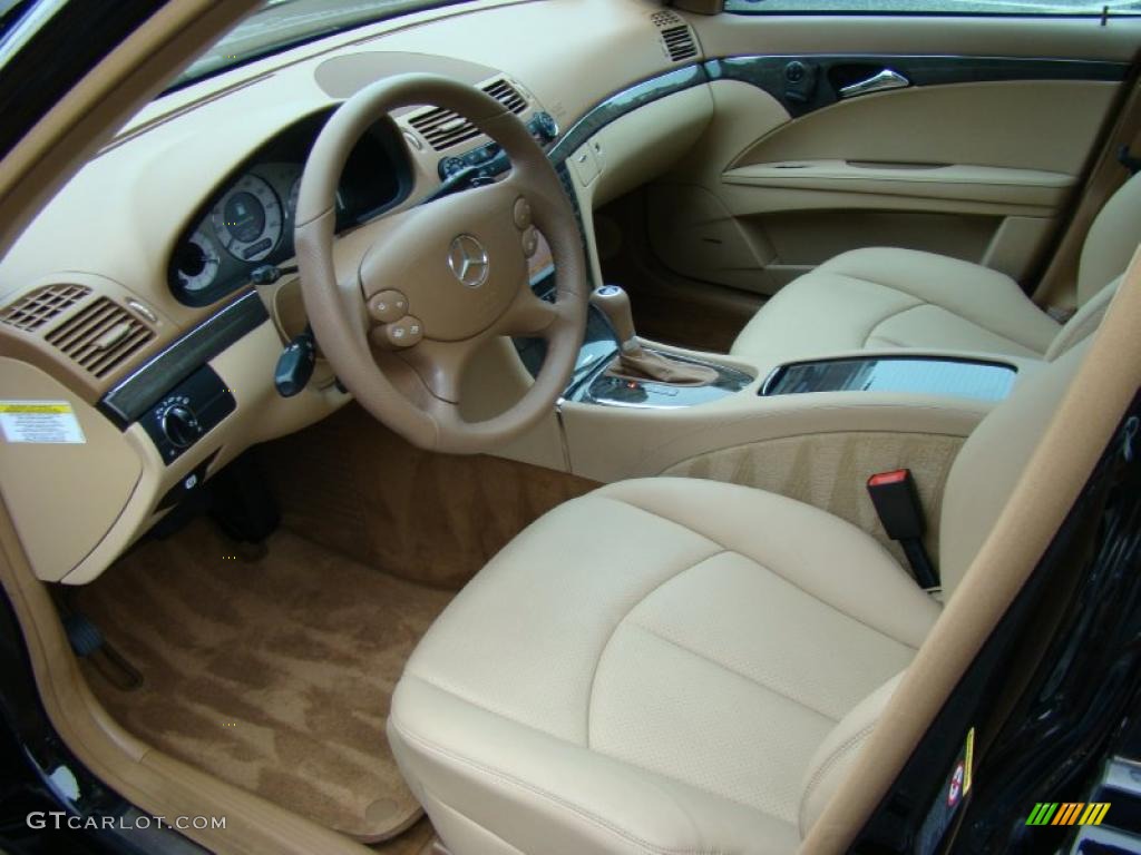 2009 E 350 4Matic Sedan - Black / Cashmere photo #10
