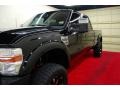 2008 Black Ford F350 Super Duty Lariat Crew Cab 4x4  photo #15