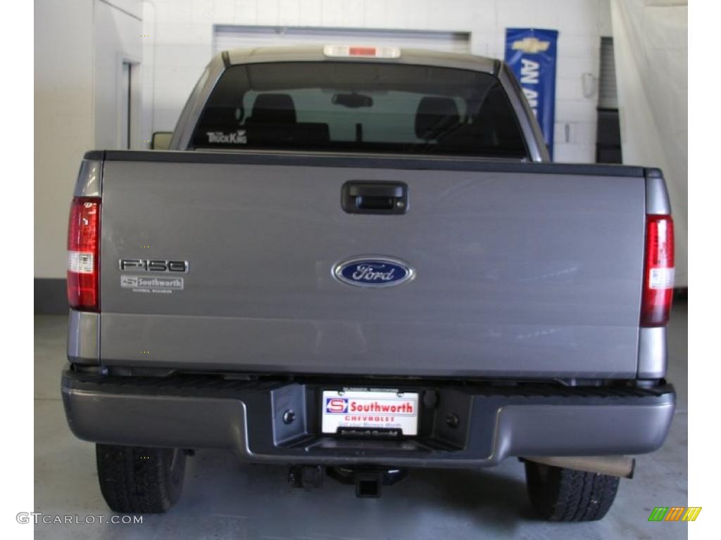 2004 F150 FX4 SuperCab 4x4 - Dark Shadow Grey Metallic / Black/Medium Flint photo #4