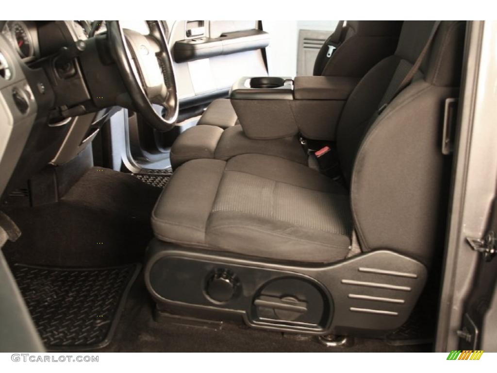 2004 F150 FX4 SuperCab 4x4 - Dark Shadow Grey Metallic / Black/Medium Flint photo #7